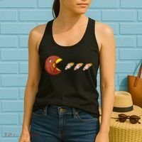 Turkey Eat Pizza Happy Thanksgiving Women's Tank Top thumb 2