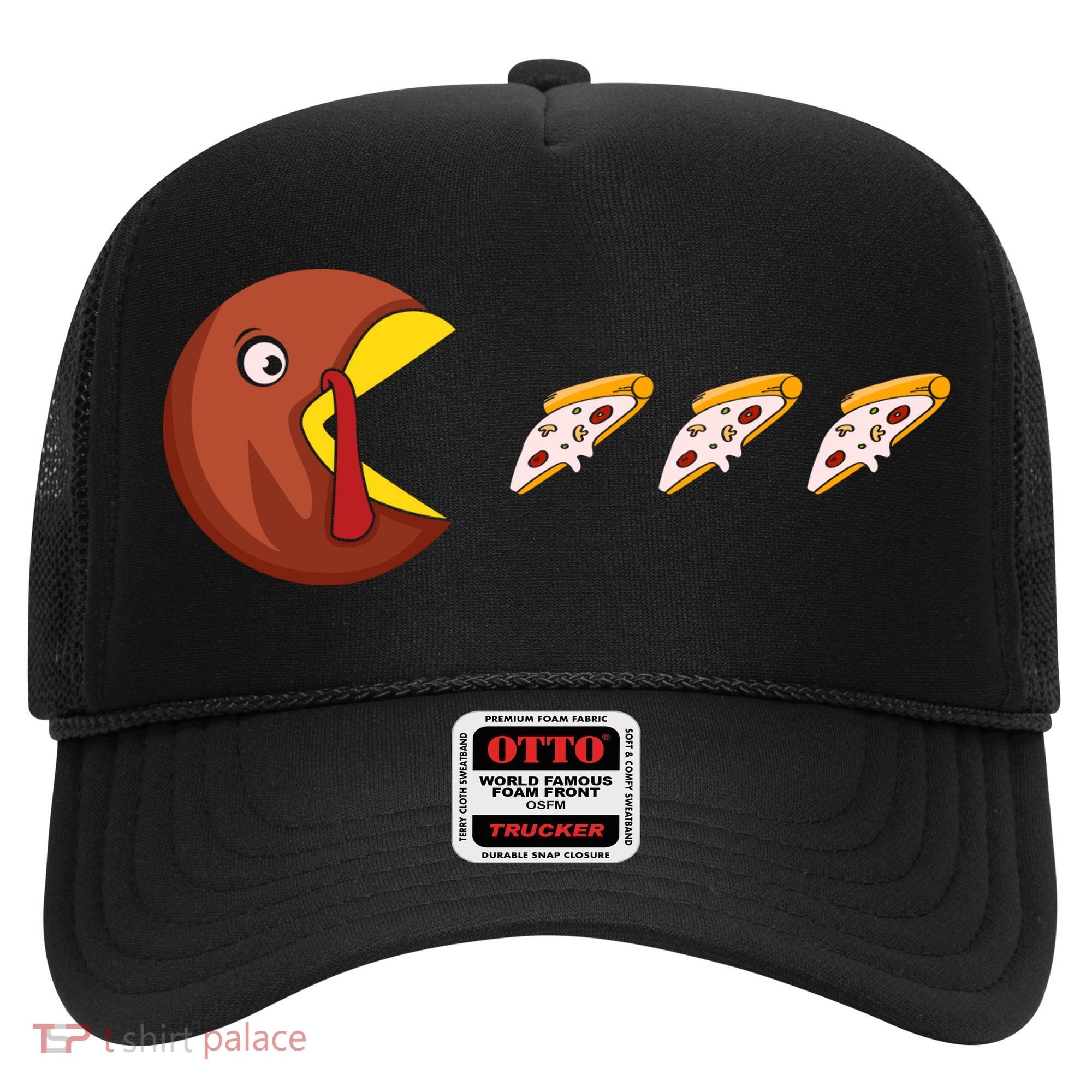 Turkey Eat Pizza Happy Thanksgiving Hat