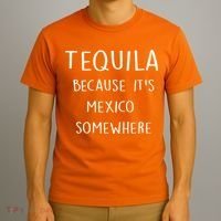 Tequila Because It's Mexico Somewhere T-Shirt thumb 3