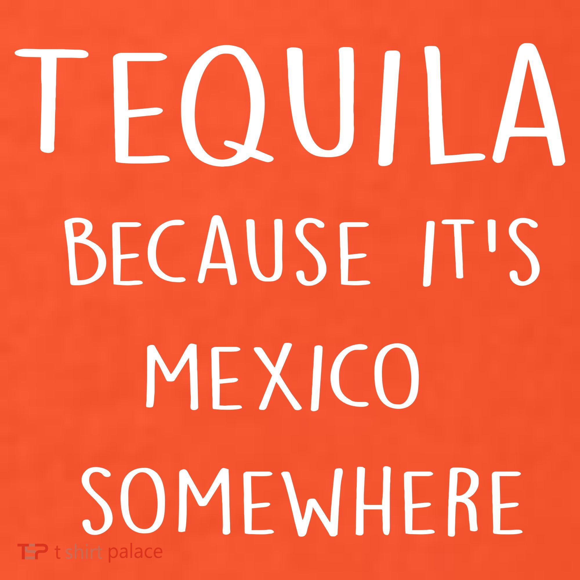 Tequila Because It's Mexico Somewhere Coaster