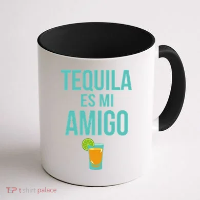Tequila Es Mi Amigo Cinco de Mayo Coffee Mug back