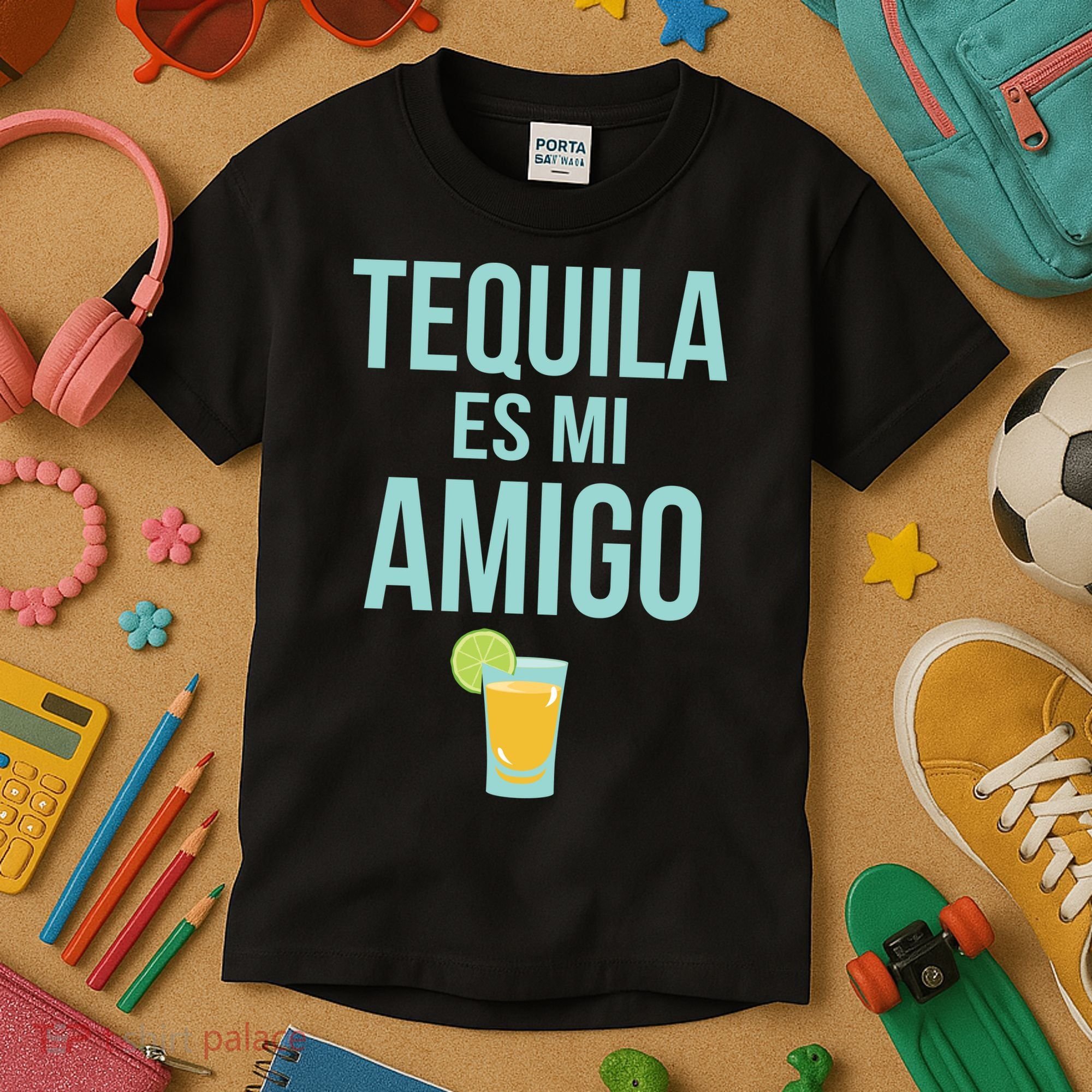 Tequila Es Mi Amigo Cinco de Mayo Kids T-Shirt