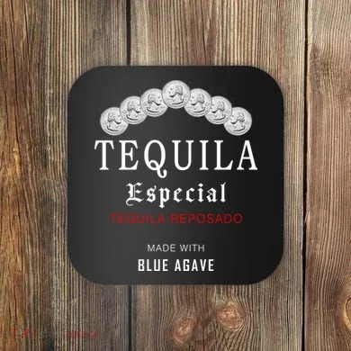 Tequila Especial Lime Slat Coaster