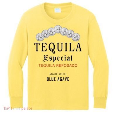 Tequila Especial Lime Slat Kids Long Sleeve Shirt