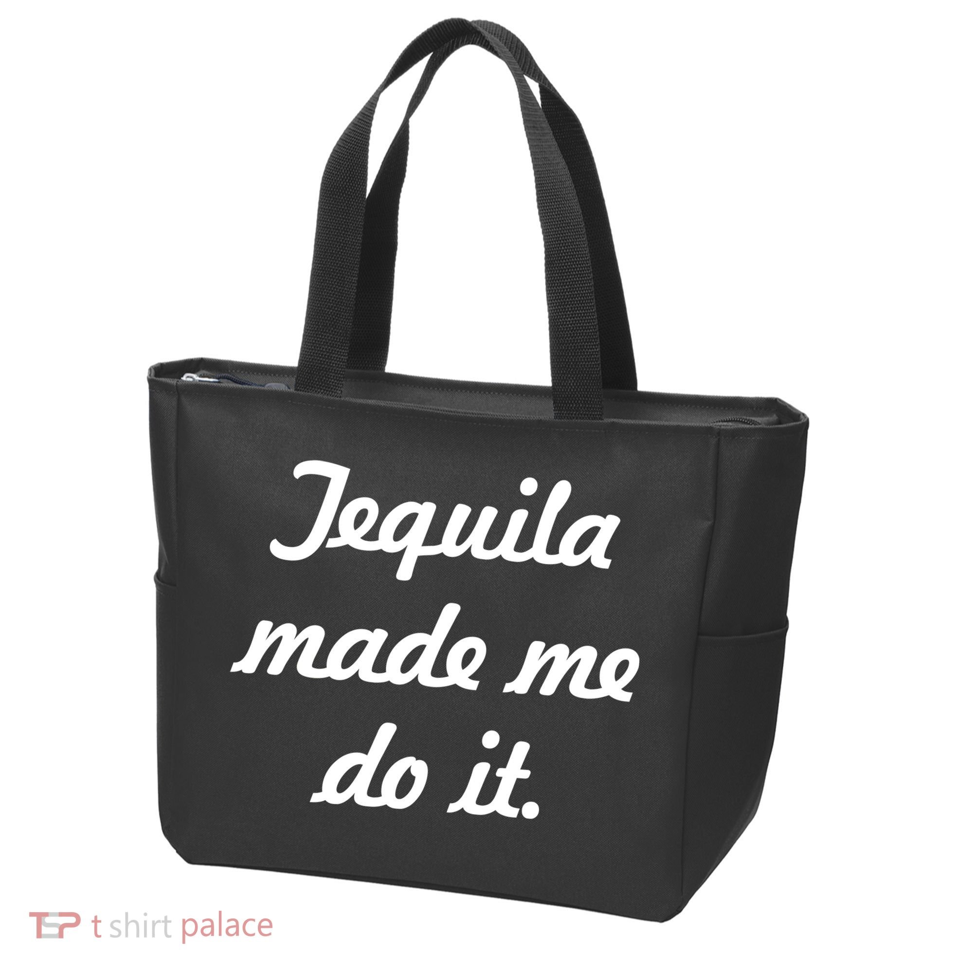 Tequila Made Me Do It Tote Bag