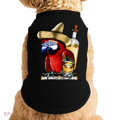 Tequilla Parrot Doggie Tank