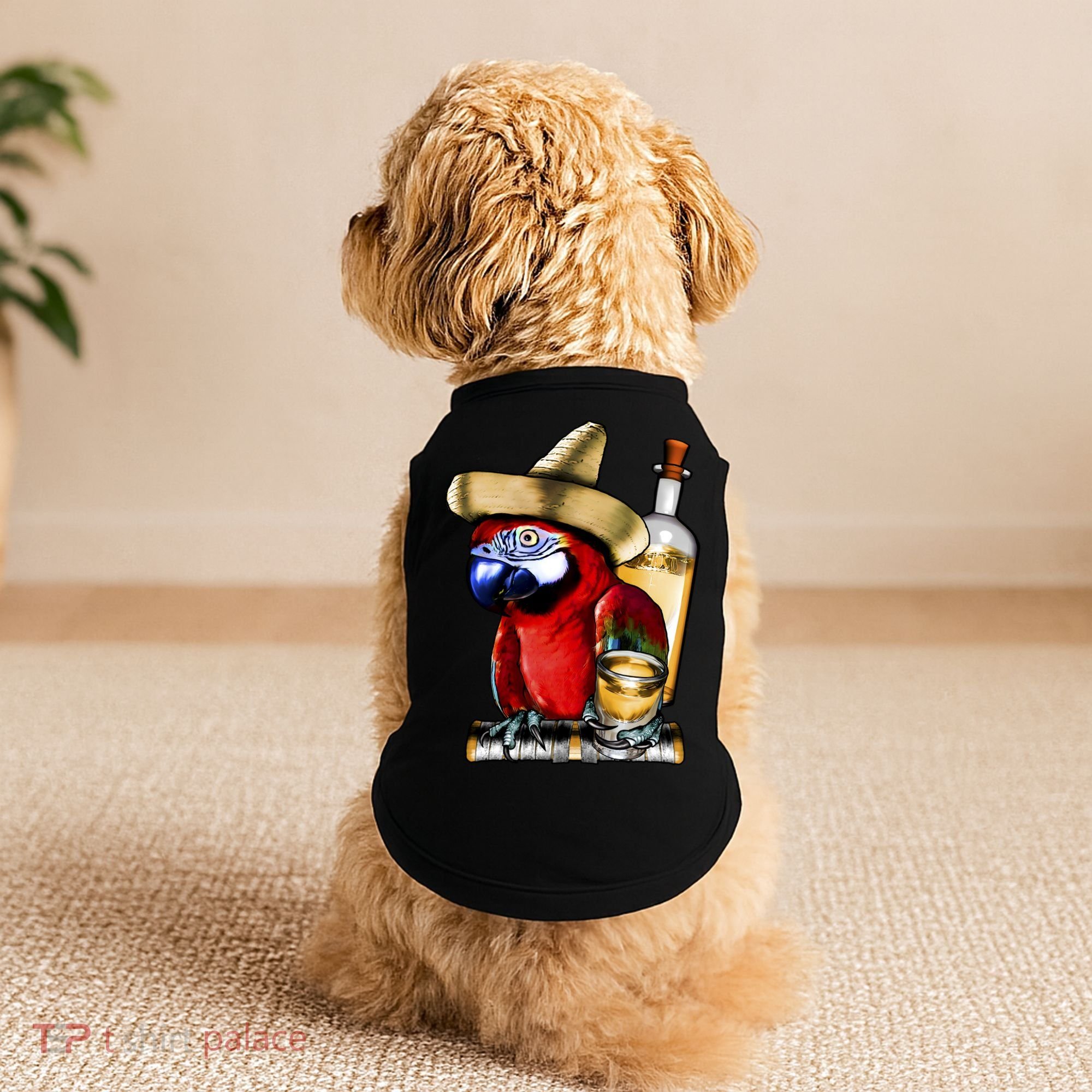 Tequilla Parrot Doggie Tank
