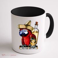 Tequilla Parrot Coffee Mug thumb 1