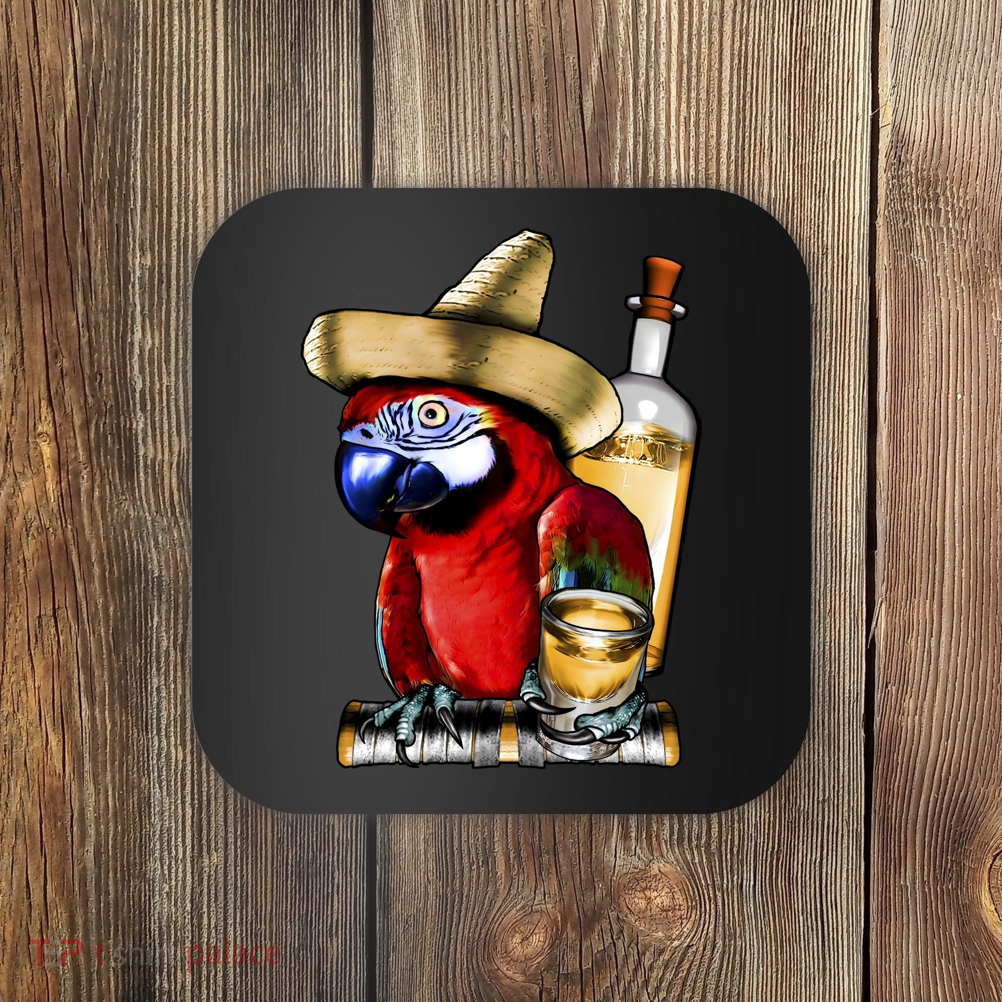 Tequilla Parrot Coaster