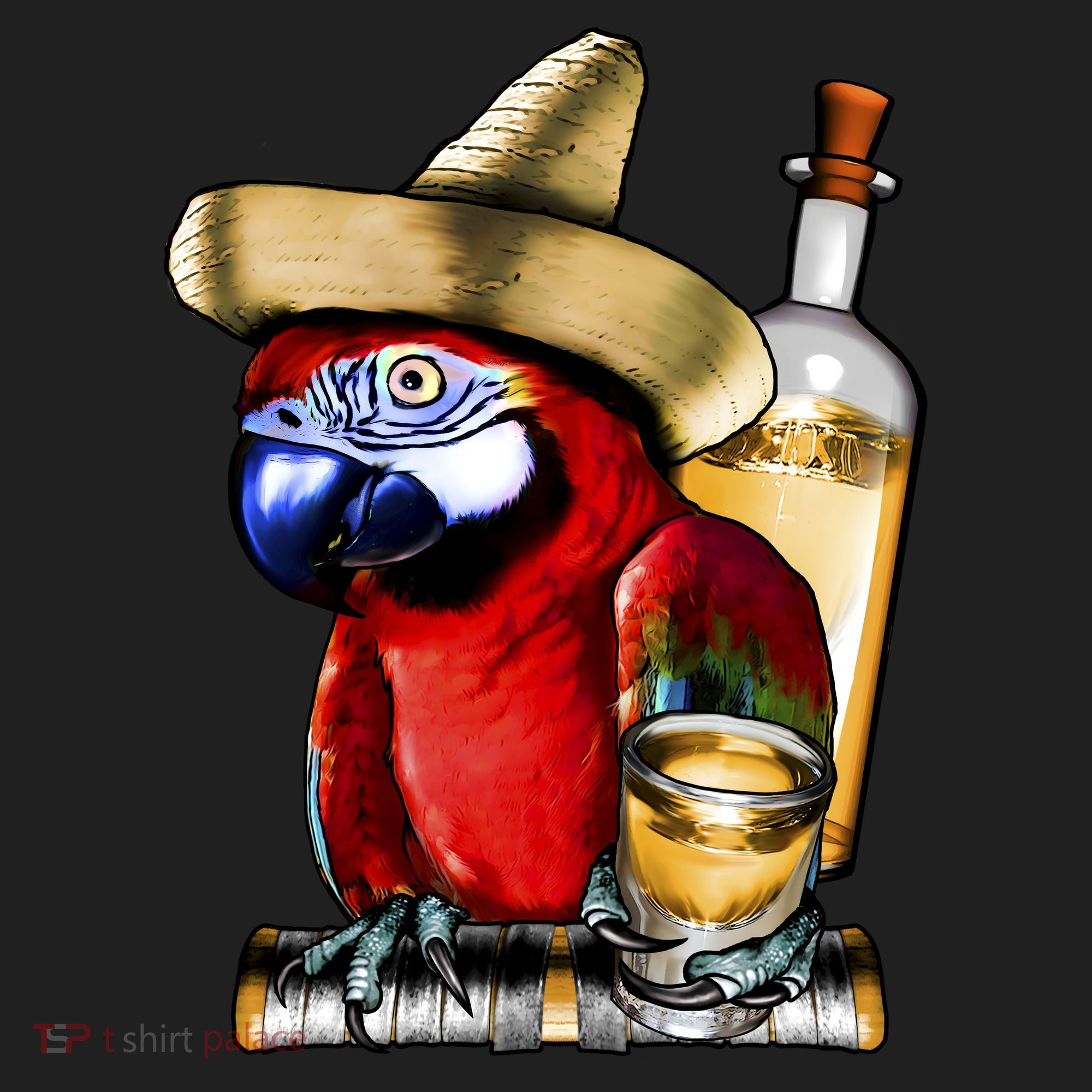 Tequilla Parrot Tumbler