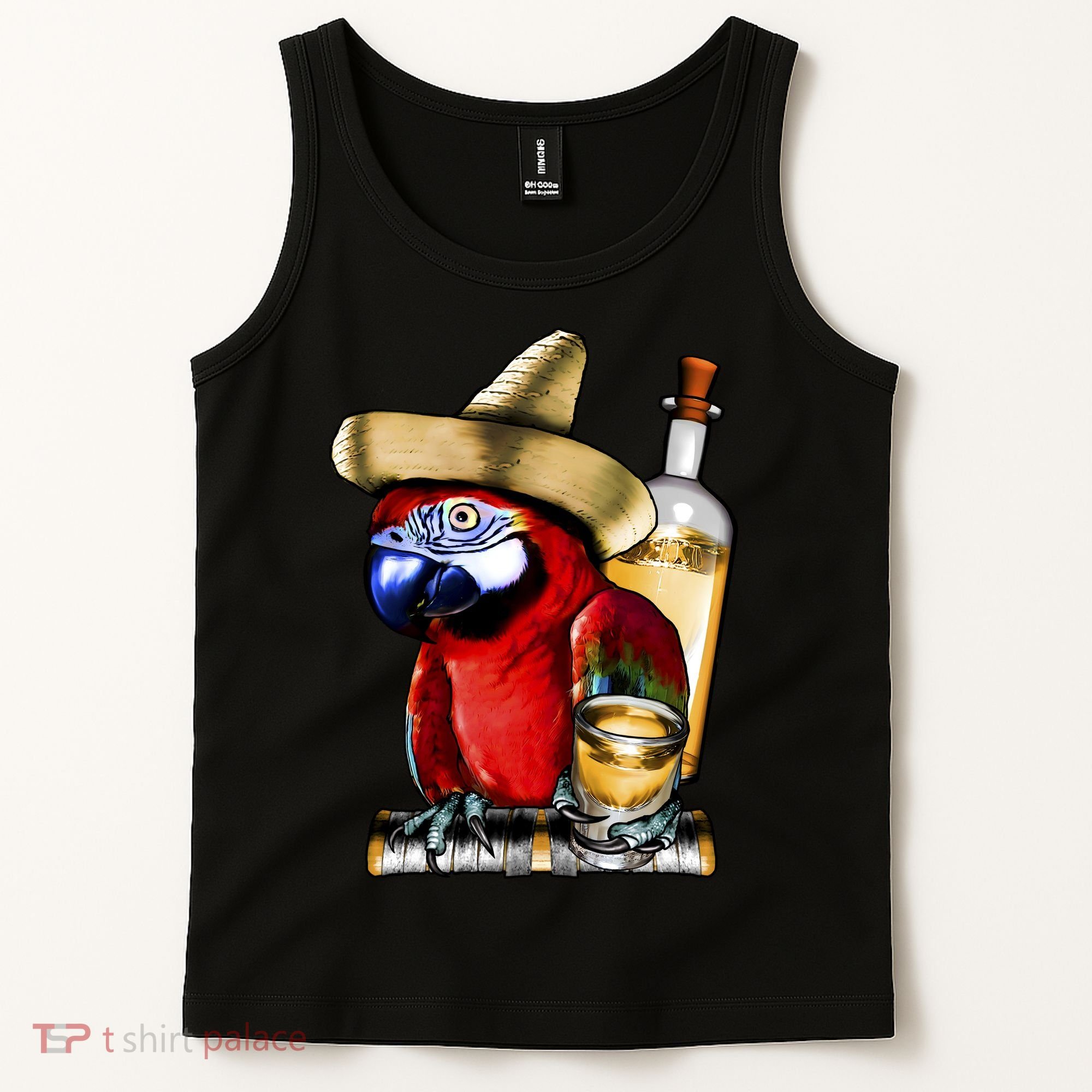 Tequilla Parrot Tank Top