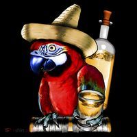 Tequilla Parrot Tank Top thumb 6