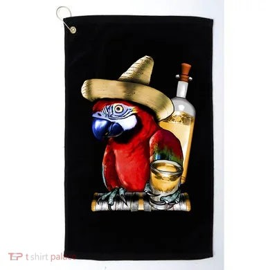 Tequilla Parrot Golf Towel