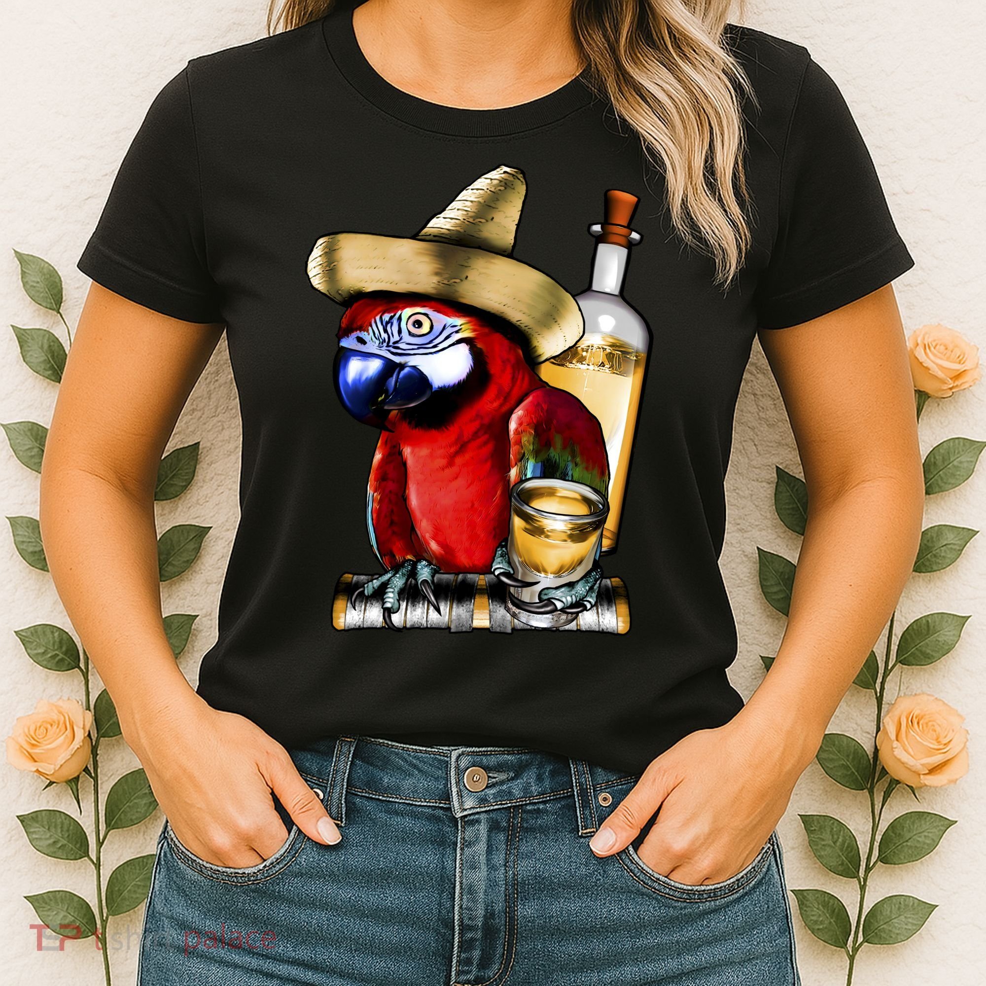 Tequilla Parrot Women's T-Shirt
