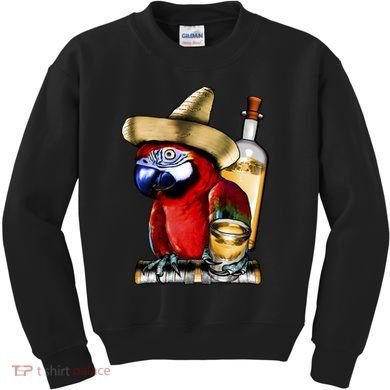 Tequilla Parrot Kids Sweatshirt