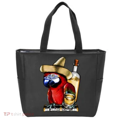 Tequilla Parrot Tote Bag