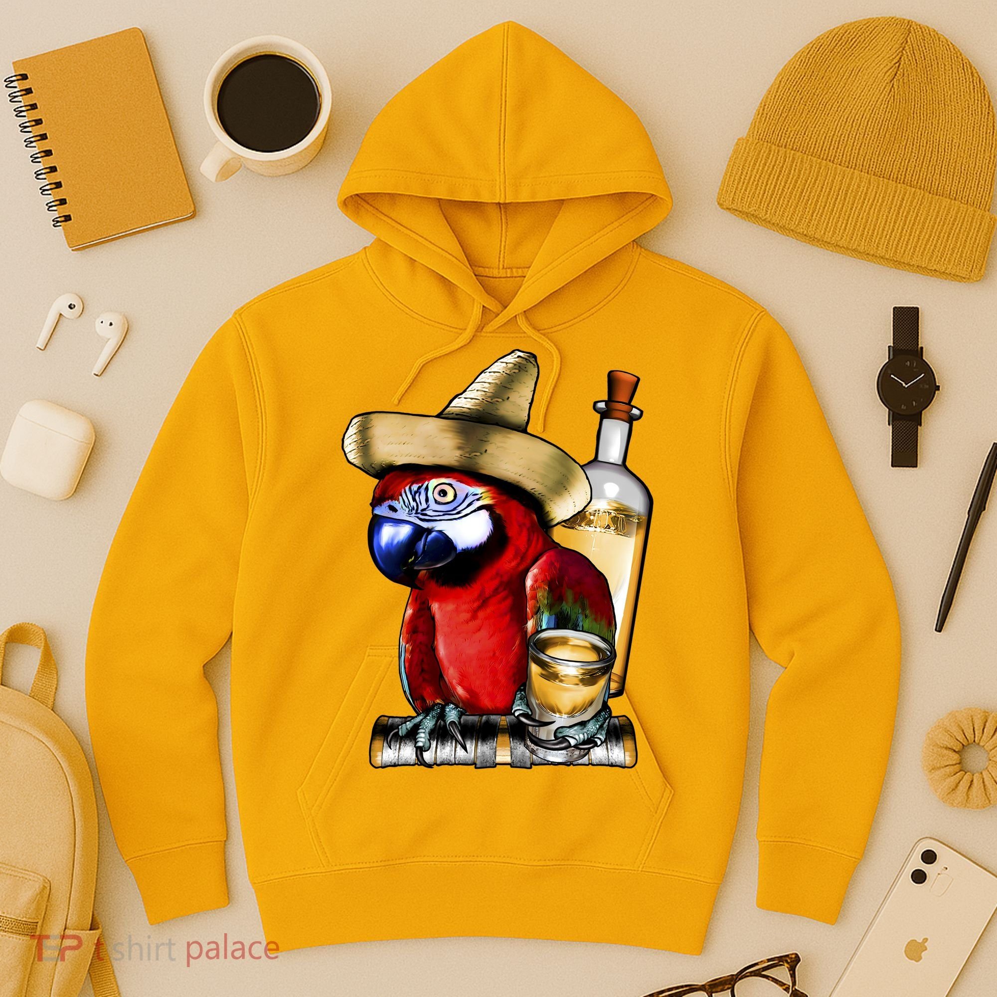 Tequilla Parrot Hoodie