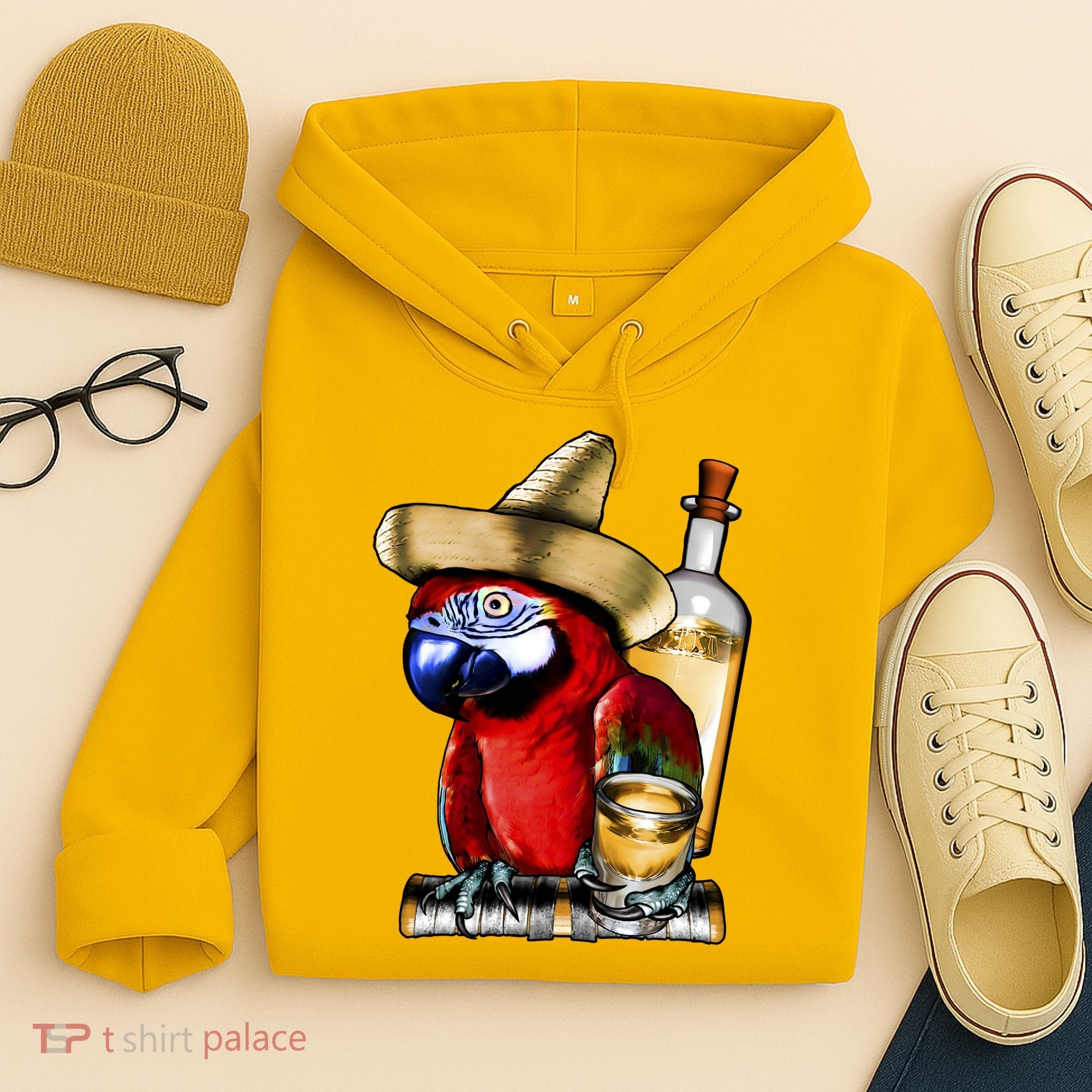 Tequilla Parrot Hoodie