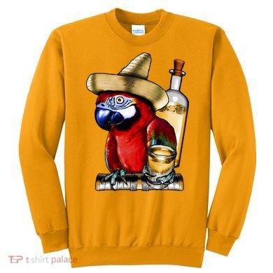 Tequilla Parrot Sweatshirt