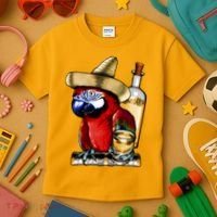 Tequilla Parrot Kids T-Shirt thumb 3