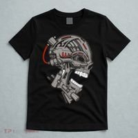 Terminator Skull Gun Head T-Shirt thumb 5