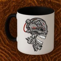 Terminator Skull Gun Head Coffee Mug thumb 2