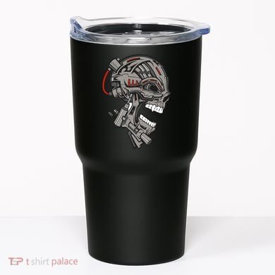 Terminator Skull Gun Head Tumbler