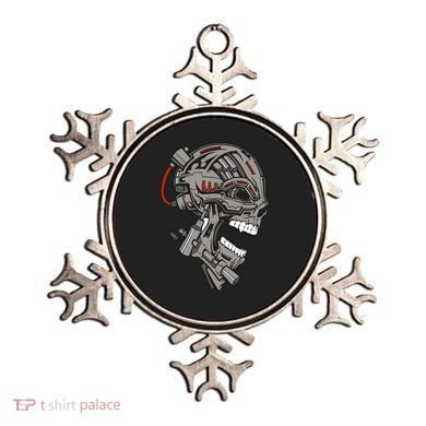 Terminator Skull Gun Head Ornament