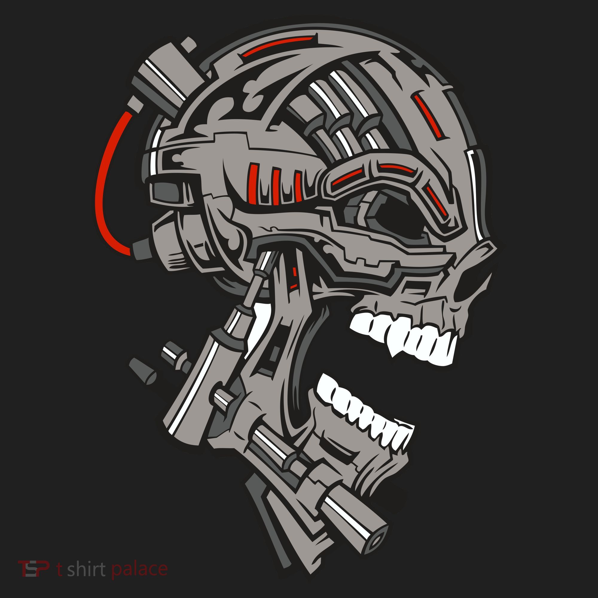 Terminator Skull Gun Head Hat