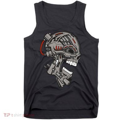 Terminator Skull Gun Head Tank Top