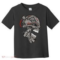 Terminator Skull Gun Head Toddler T-Shirt thumb 0