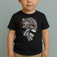 Terminator Skull Gun Head Toddler T-Shirt thumb 2
