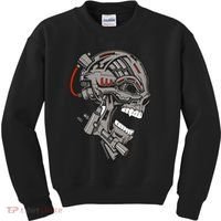 Terminator Skull Gun Head Kids Sweatshirt thumb 0
