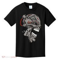 Terminator Skull Gun Head Kids T-Shirt thumb 0