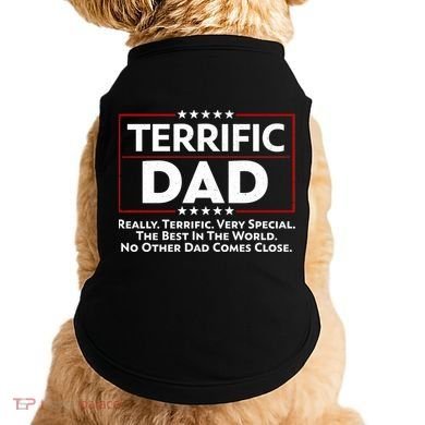 Terrific Dad Fathers Day Doggie Tank