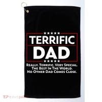 Terrific Dad Fathers Day Golf Towel thumb 0