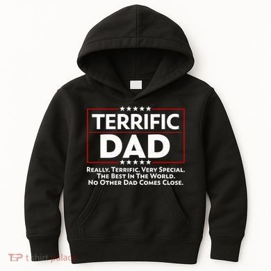Terrific Dad Fathers Day Kids Hoodie