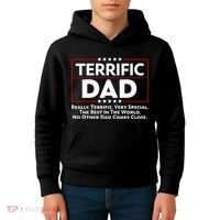 Terrific Dad Fathers Day Kids Hoodie thumb 4