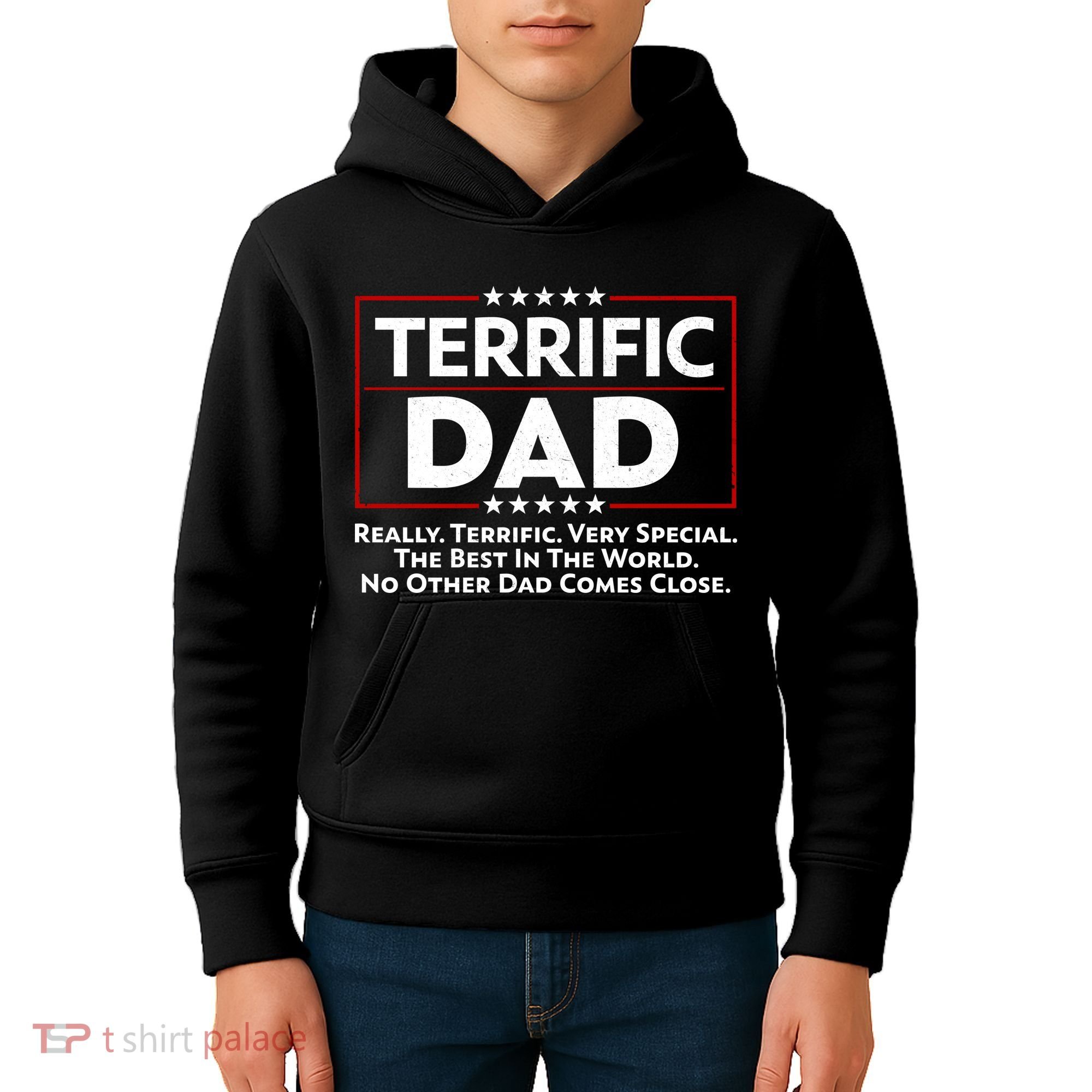 Terrific Dad Fathers Day Kids Hoodie