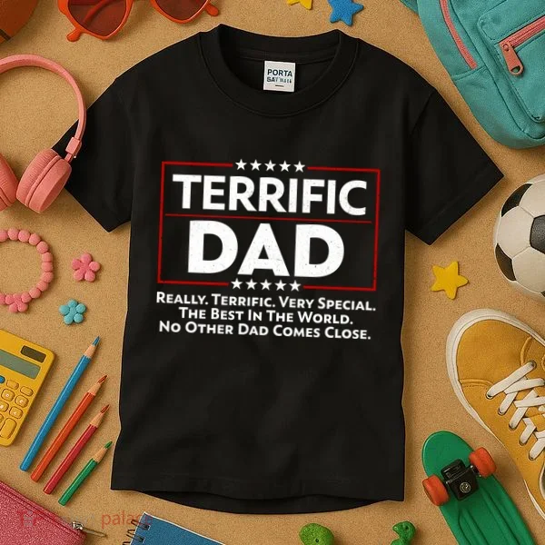 Terrific Dad Fathers Day Kids T-Shirt