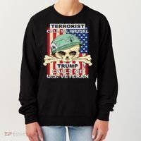 Terrorist Call Me Infidel Trump Calls Me US Veteran Women's Sweatshirt thumb 0