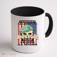 Terrorist Call Me Infidel Trump Calls Me US Veteran Coffee Mug thumb 1