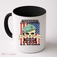 Terrorist Call Me Infidel Trump Calls Me US Veteran Coffee Mug thumb 0