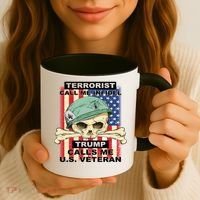 Terrorist Call Me Infidel Trump Calls Me US Veteran Coffee Mug thumb 3