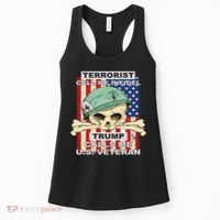 Terrorist Call Me Infidel Trump Calls Me US Veteran Women's Tank Top thumb 0