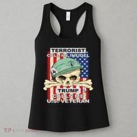 Terrorist Call Me Infidel Trump Calls Me US Veteran Women's Tank Top thumb 3