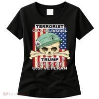 Terrorist Call Me Infidel Trump Calls Me US Veteran Women's T-Shirt thumb 0