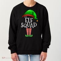 The Elf Squad Family Matching Group Christmas Women's Sweatshirt thumb 0