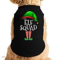 The Elf Squad Family Matching Group Christmas Doggie Tank thumb 0