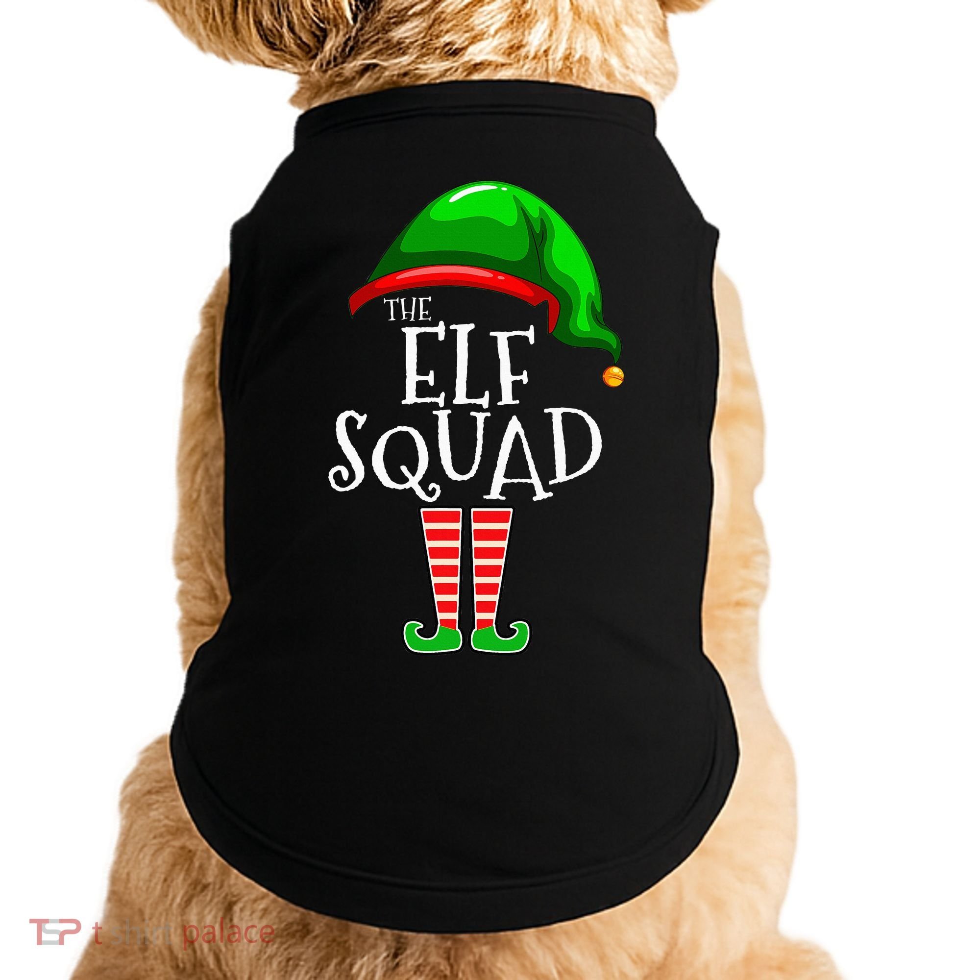 The Elf Squad Family Matching Group Christmas Doggie Tank